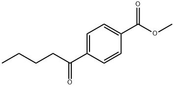 4-PENTANOYL-BENZOIC ACID METHYL ESTER Structural