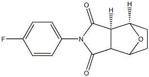 N-(p-Fluorophenyl)-7-oxabicyclo(2.2.1)heptane-2,3-dicarboximide