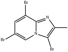 3,6,8-tribromo-2-methylimidazo[1,2-a]pyridine