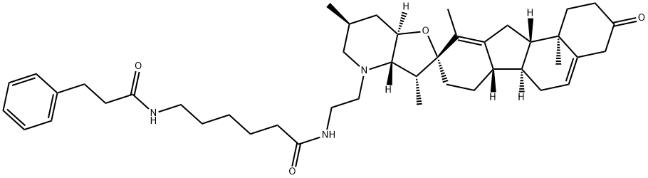 3-Keto-N-aminoethyl-Naminocaproyldihydrocinnamoyl Cyclopamine