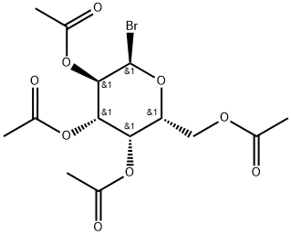 2,3,4,6-Tetra-O-acetyl-alpha-D-galactopyranosyl bromide Structural Picture