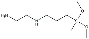 3-(2-Aminoethylamino)propyl-dimethoxymethylsilane Structural