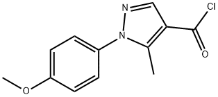 1-(4-METHOXYPHENYL)-5-METHYL-1H-PYRAZOLE-4-CARBONYL CHLORIDE Structural