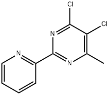 4,5-DICHLORO-6-METHYL-2-(2-PYRIDYL)PYRIMIDINE Structural