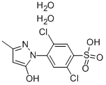 2,5-DICHLORO-4-(5-HYDROXY-3-METHYL-1H-PYRAZOL-1-YL)BENZENESULFONIC ACID DIHYDRATE Structural