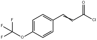 3-[4-(TRIFLUOROMETHOXY)PHENYL]PROP-2-ENOYL CHLORIDE