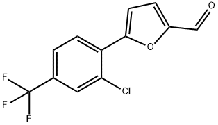 5-[2-CHLORO-4-(TRIFLUOROMETHYL)PHENYL]-2-FURALDEHYDE Structural