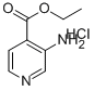 3-AMINO-ISONICOTINIC ACID ETHYL ESTER HCL Structural