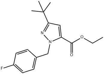 ETHYL 3-(TERT-BUTYL)-1-(4-FLUOROBENZYL)-1H-PYRAZOLE-5-CARBOXYLATE