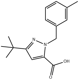 3-(TERT-BUTYL)-1-(3-METHYLBENZYL)-1H-PYRAZOLE-5-CARBOXYLIC ACID