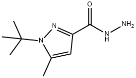 1-(TERT-BUTYL)-5-METHYL-1H-PYRAZOLE-3-CARBOHYDRAZIDE Structural