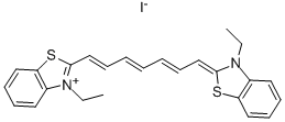 3,3'-DIETHYLTHIATRICARBOCYANINE IODIDE Structural