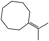 ISO-PROPYLIDENECYCLOOCTANE Structural