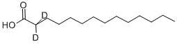 TETRADECANOIC-2,2-D2 ACID Structural