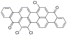 trichlorobenzo[rst]phenanthro[10,1,2-cde]pentaphene-9,18-dione Structural