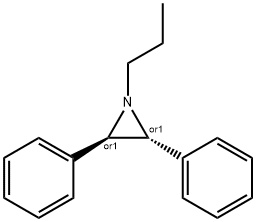 TRANS-2 3-DIPHENYL-1-PROPYLAZIRIDINE Structural