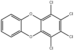 1,2,3,4-TETRACHLORODIBENZO-P-DIOXIN Structural