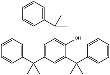 2,4,6-tris(1-methyl-1-phenylethyl)phenol Structural