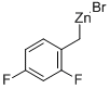 2,4-DIFLUOROBENZYLZINC BROMIDE Structural