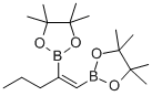 1-CIS-1,2-BIS(4,4,5,5-TETRAMETHYL-1,3,2-DIOXABOROLAN-2-YL)PENTENE Structural