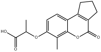 2-(6-METHYL-4-OXO-1,2,3,4-TETRAHYDRO-CYCLOPENTA[C]CHROMEN-7-YLOXY)-PROPIONIC ACID