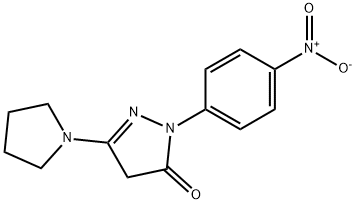 1-(4-Nitrophenyl)-3-pyrrolidino-2-pyrazolin-5-one