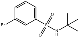 3-BROMO-N-TERT-BUTYLBENZENESULPHONAMIDE Structural