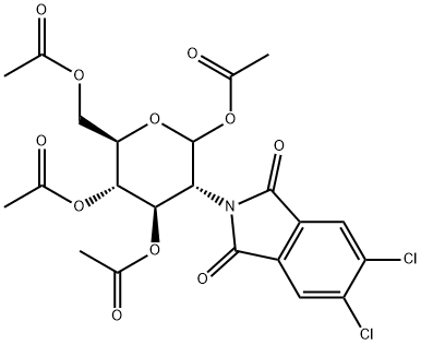 2-DEOXY-2-(4 5-DICHLOROPHTHALIMIDO)D-GL& Structural