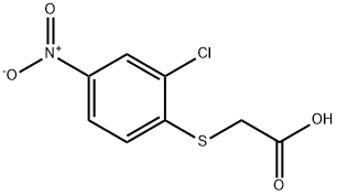 2-[(2-CHLORO-4-NITROPHENYL)SULFANYL]ACETIC ACID Structural