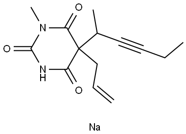 methohexital sodium Structural