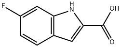 6-Fluoroindole-2-carboxylic acid Structural