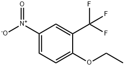 1-Ethoxy-4-nitro-2-(trifluoromethyl)benzene Structural