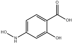 Salicylic  acid,  4-(hydroxyamino)-  (7CI,8CI) Structural