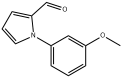 1-(3-METHOXY-PHENYL)-1H-PYRROLE-2-CARBALDEHYDE Structural