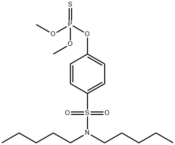 N,N-Dipentyl-p-hydroxybenzenesulfonamide O,O-dimethyl phosphorothioate