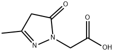 4,5-dihydro-3-methyl-5-oxo-1H-pyrazole-1-acetic acid        