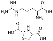 thiazolidine-2,4-dicarboxylic, acid compound with L-arginine (1:1) Structural