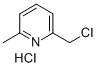 6-chloromethyl-2-methylpyridinium chloride  Structural