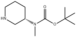 (S)-3-N-Boc-3-(methylamino)piperidine Structural