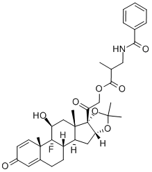 Triamcinolone benetonide Structural