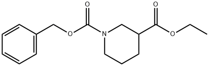 Ethyl N-Cbz-piperidine-3-carboxylate Structural