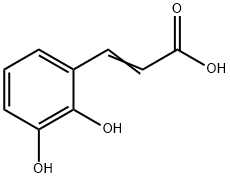 2,3-dihydroxycinnamic acid Structural