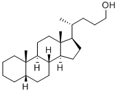 5-BETA-CHOLAN-24-OL Structural