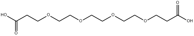 alpha, oMega-Dipropionic acid triethylene glycol Structural