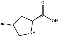 (2R,4R)-4-METHYL-2-PYROOLIDINE CARBOXYLIC ACID Structural