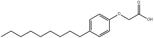 4-Nonylphenoxyacetic acid Structural