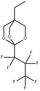 Heptafluoroorthobutyric acid cyclic ester with 2-ethyl-2-(hydroxymethy l)-1,3-propanediol (1:1)