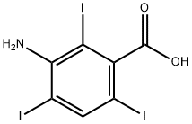 3-Amino-2,4,6-triiodobenzoic acid Structural