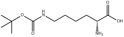 N-epsilon-Boc-D-lysine Structural