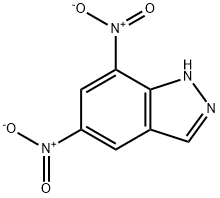 5,7-DINITRO (1H)INDAZOLE Structural